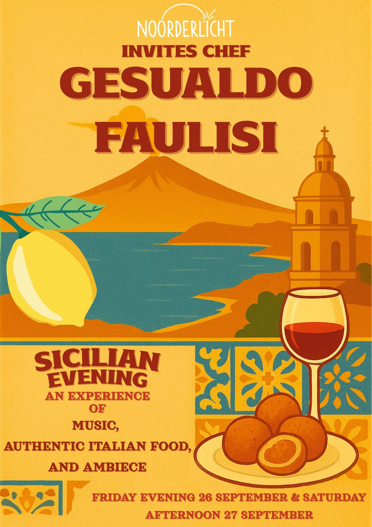Noorderlicht invites Chef Gesualdo Faulisi
